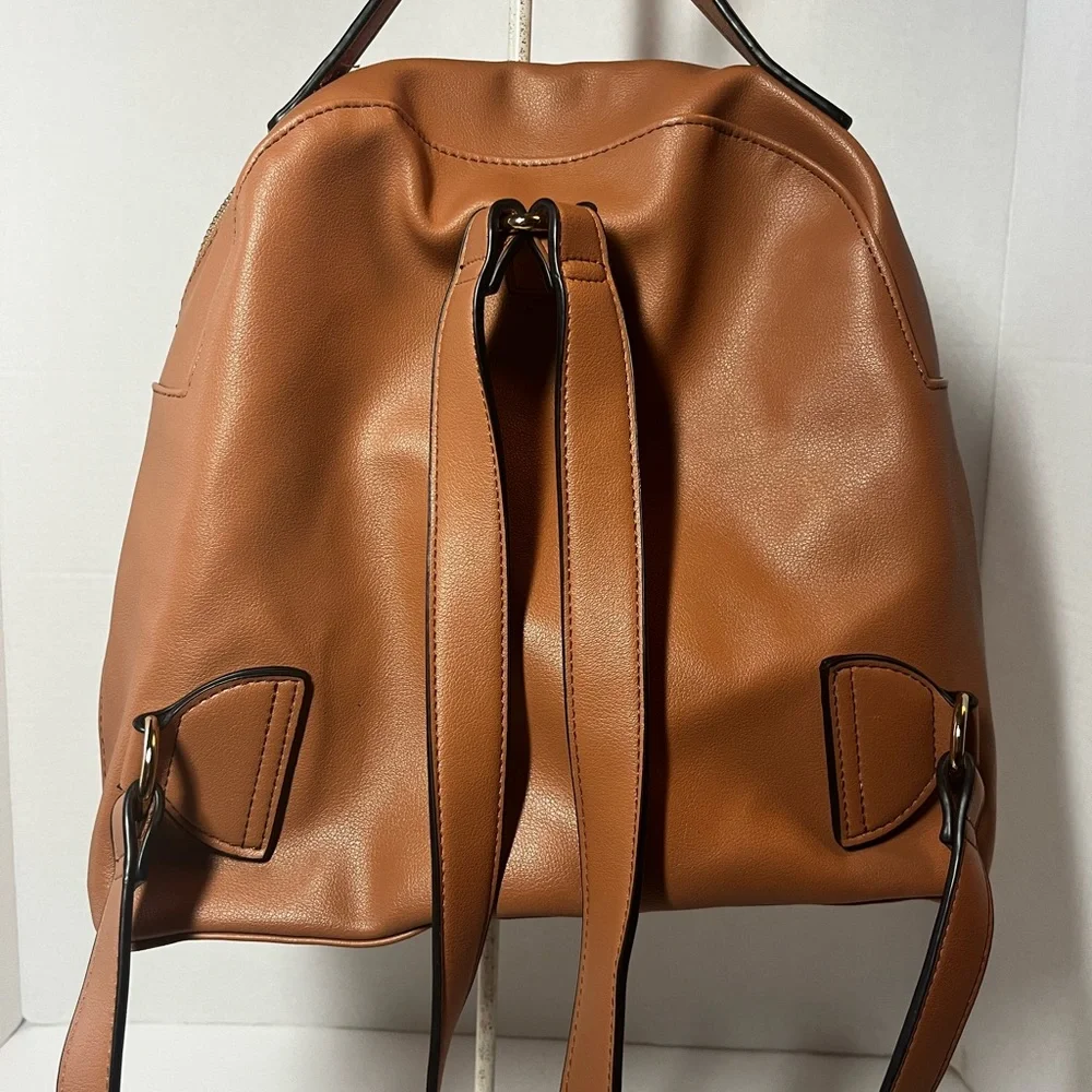 Steve Madden quilted faux leather backpack and wallet